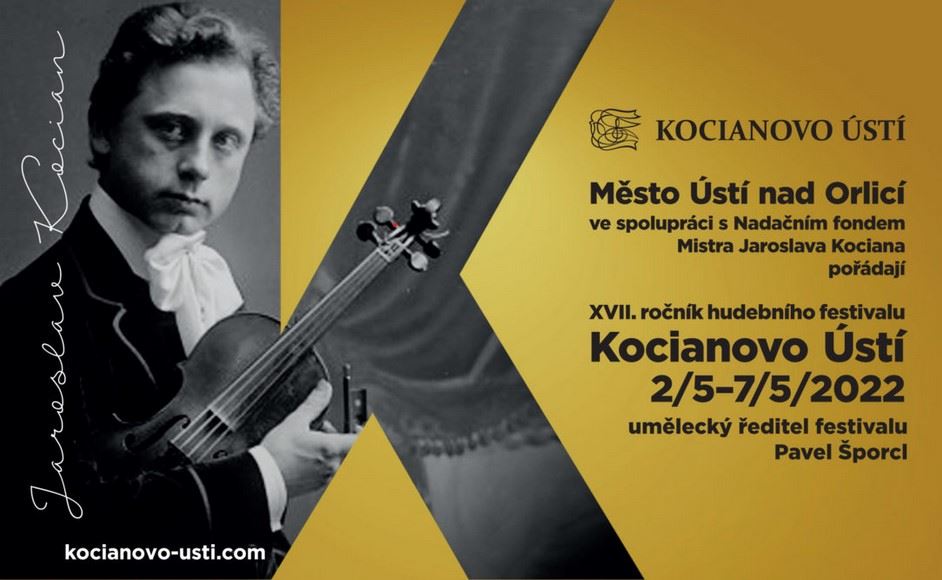 Závěrečný koncert vítězů a laureáta Kocianovy houslové soutěže 2022